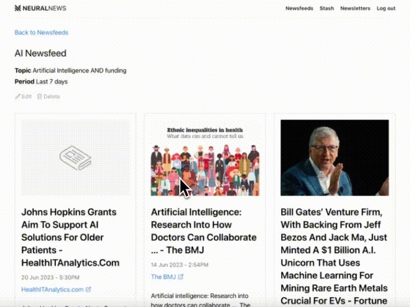 Neural Newsletters Review: How to Create Newsletters with AI 3 NEURAL NEWS 3